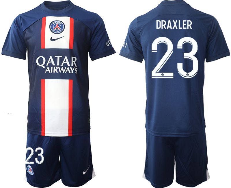 Men 2022-2023 Club Paris St German home blue #23 Soccer Jerseys